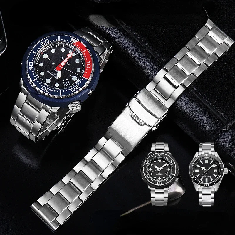 

Твердый ремешок из нержавеющей стали для Seiko Sne498 533 537 518, оригинальный номер банка. 5 стальных ремешков для часов 22 мм