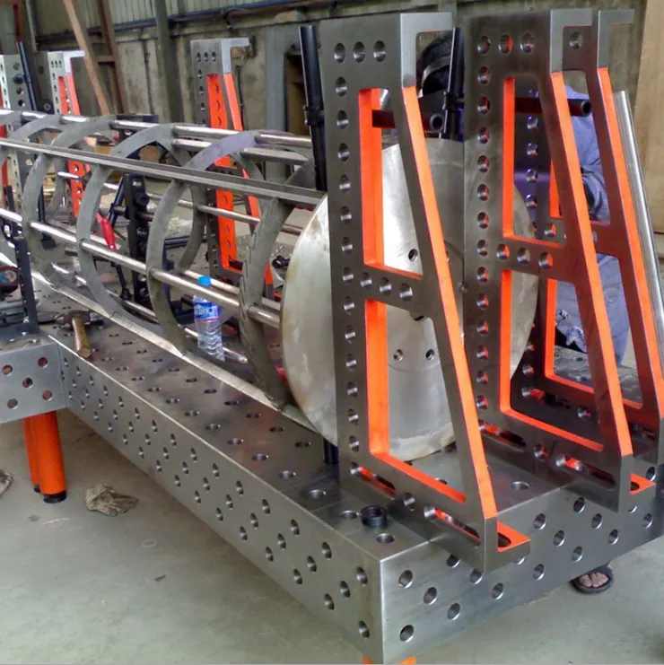 Cast iron 3D flexible welding platform