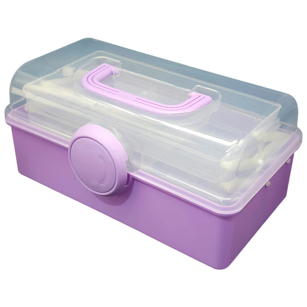

Nail Art Rhinestone Tools Beads Storage Boxes with Sticker Clear Bead Storage Containers Storage Box Jewelry Rectangle Box Case
