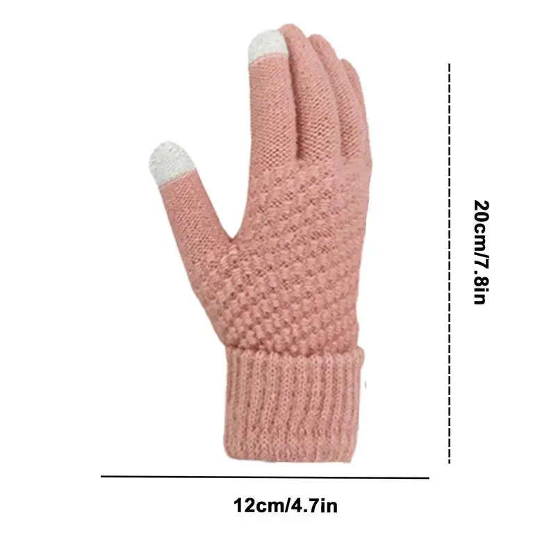 Heated Gloves USB Velvet USB Powered Mittens Touchscreen Winter Hands Warm Gloves For Males Men Females Women