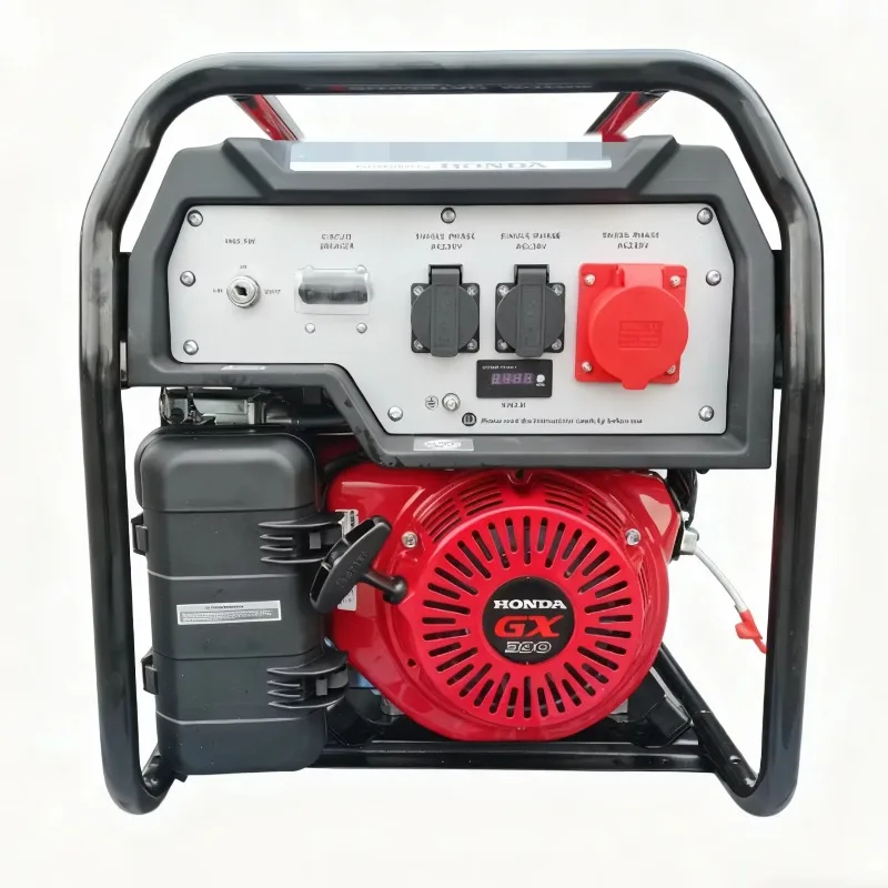 

Customized For GX390 4-Stroke Petrol Generator 6.5kVA/5kVA Electric Start Portable 1/3 Phase 25L Fuel Tank
