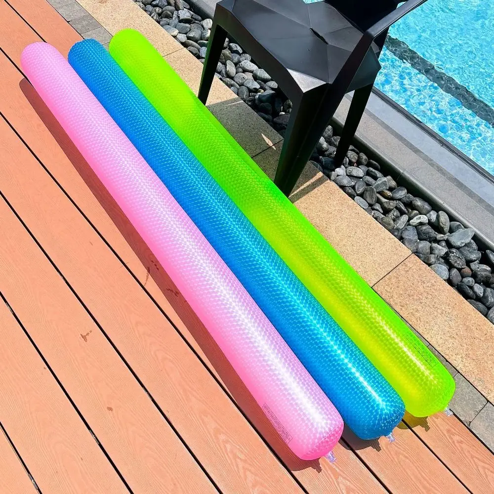 

Jumbo Size PVC Pool Inflatable Sticks Portable 64 Inch Giant Pool Float Reusable Soft Inflatable Pool Noodles Swimming Pool