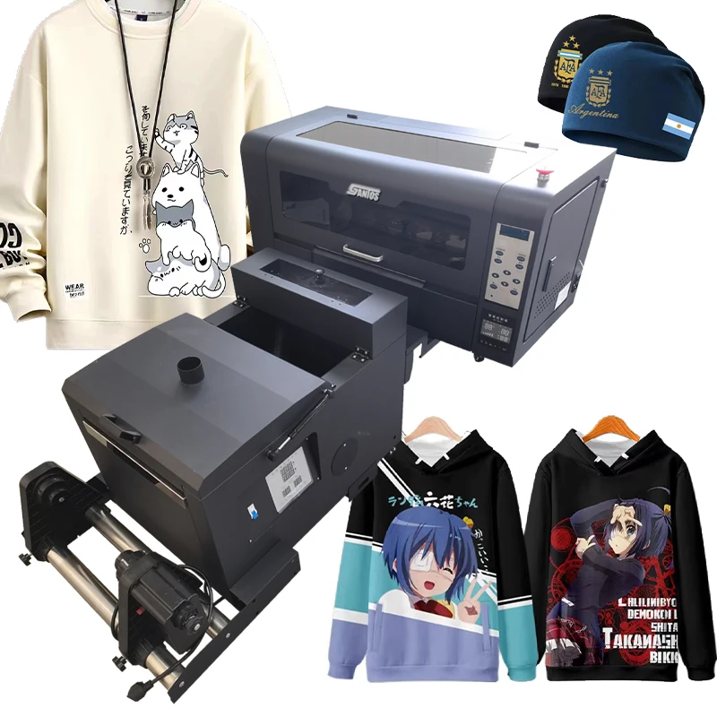 A3 Dtf double eps xp600 head Pet Film Printer A3 30cm Size t shirt fabric garment Dtf Printer Set Dtf A3