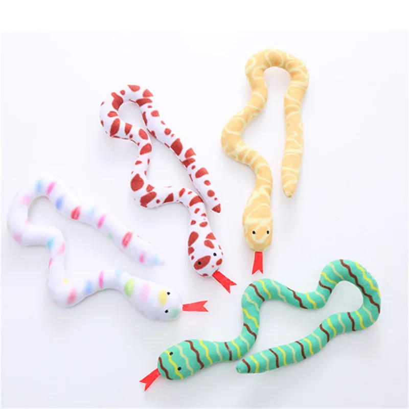 Catnip Toy Interactive Toy Plush Cat Toy Gluttonous Snake Bite-Resistant Molar Interactive Toy Gift For Cat Pet Accessories