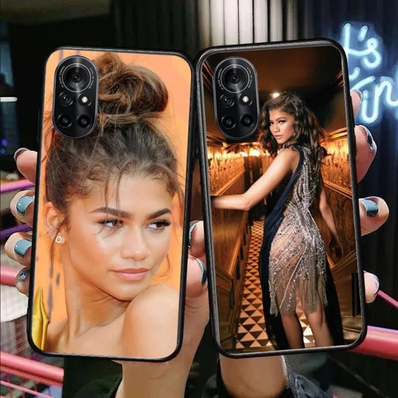 Fashion Zendaya Mobile Cell Phone Case for Honor 90 70 50 20 7S X9 X8 X7 Magic 4 3 Pro Black Soft Phone Cover Funda