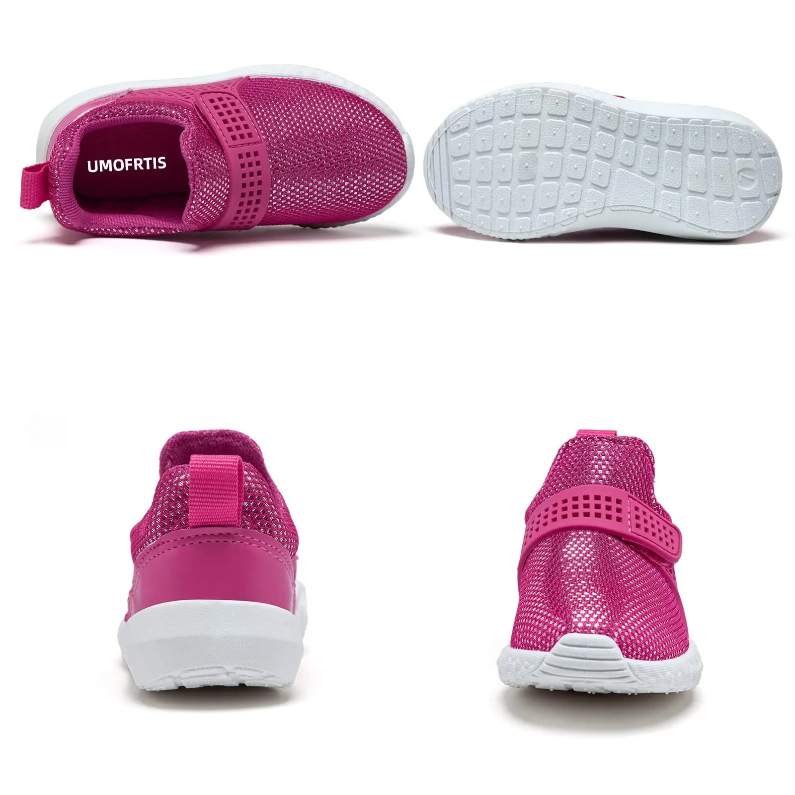 Umofrtis Kids 'Sneakers Lichtgewicht Ademend Wandelschoenen Fashion Tape Voor Jongens Meisjes Casual Schoenen