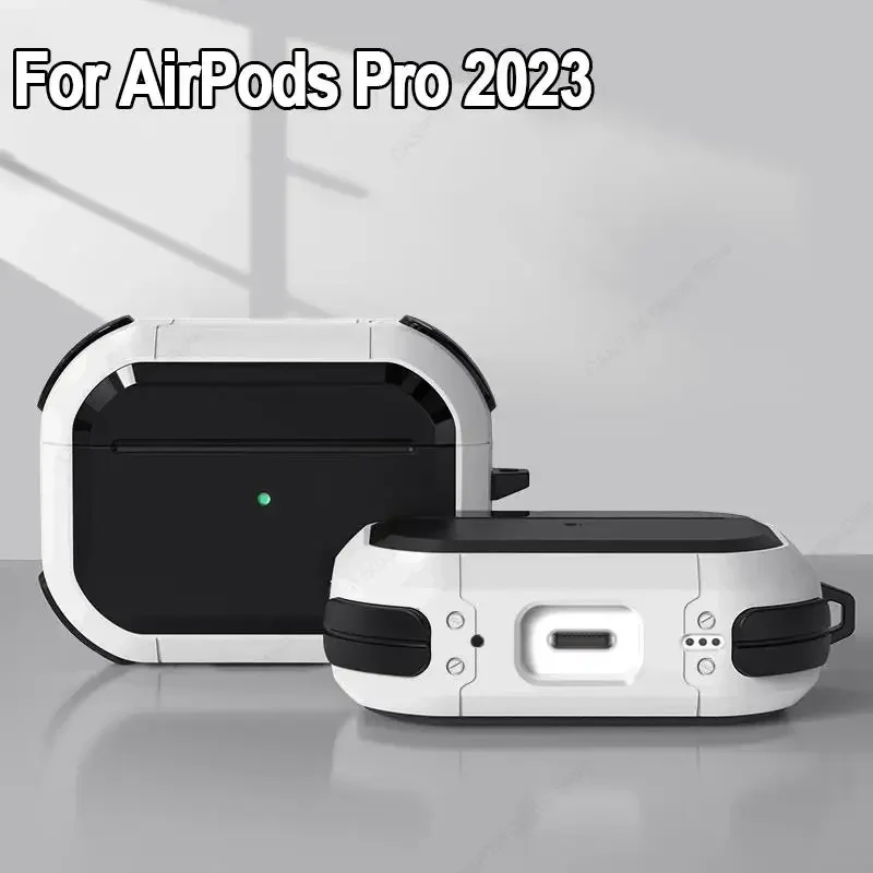 Capa protetora para AirPods Pro 2, capa USB C, capa de 2ª geração, Funda para Air Pods Pro 2 2023