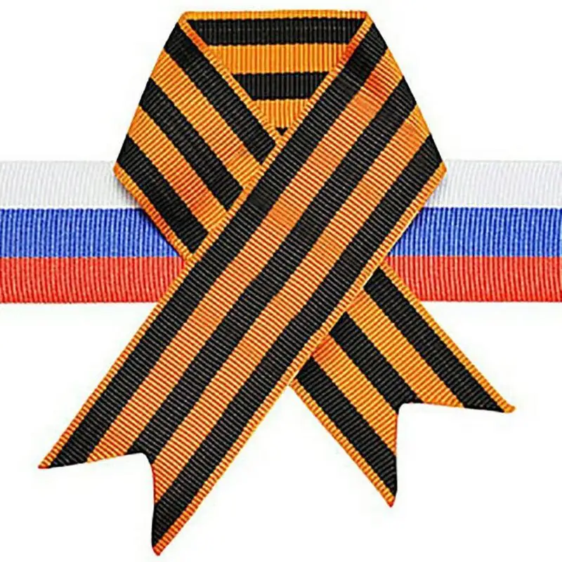 1 Meters Soviet Union Russia Soviet George Ribbon Ribbon Of St George Russian Badges MedalPins Badges