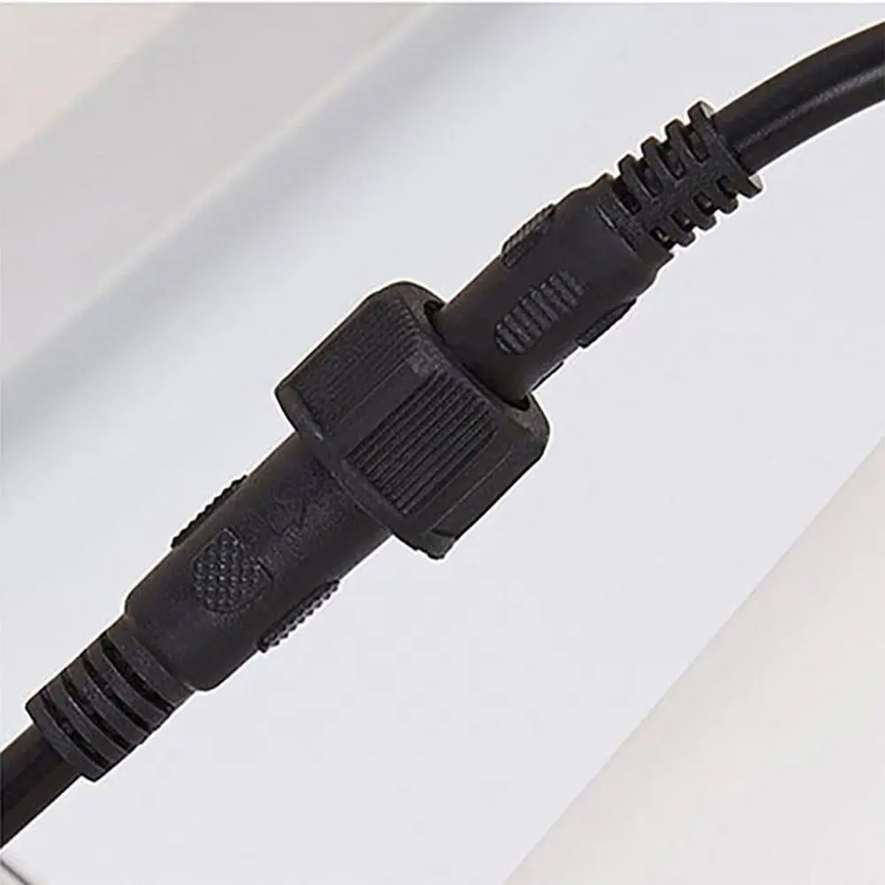 2 Pin Plug Solar Cable Extension 3 Meters/5M/10M Waterproof Male and Female Extension Line Street Light Extension Cord