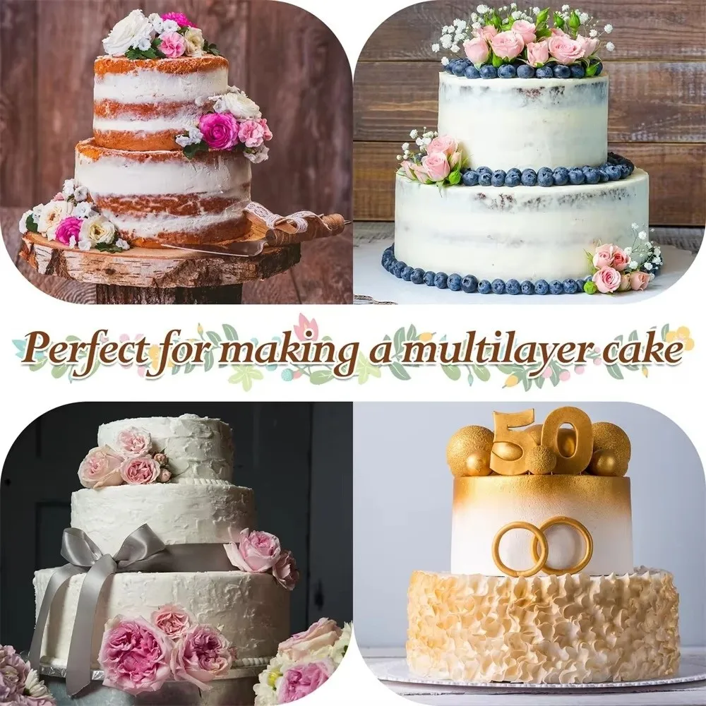 

Aluminum Alloy Round Cake Pan Removable Bottom Baking Tools Cake Mould Kitchen Accessories Round Cheesecake Mould Pastry Making