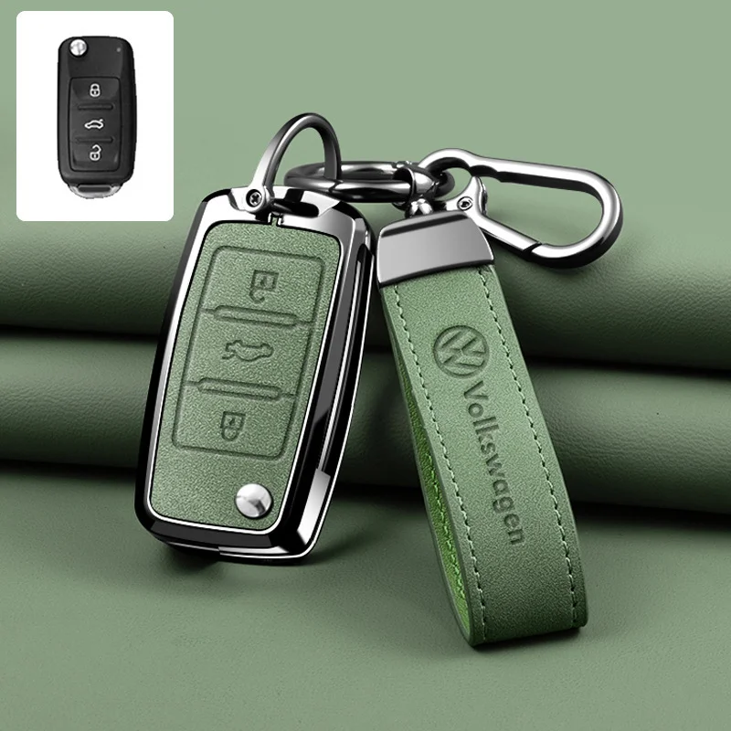

Car Key Fob Case Cover For Volkswagen VW Polo Tiguan Golf Jetta Beetle Eos Scirocco Up Transporter Sharan Keychain Accessories