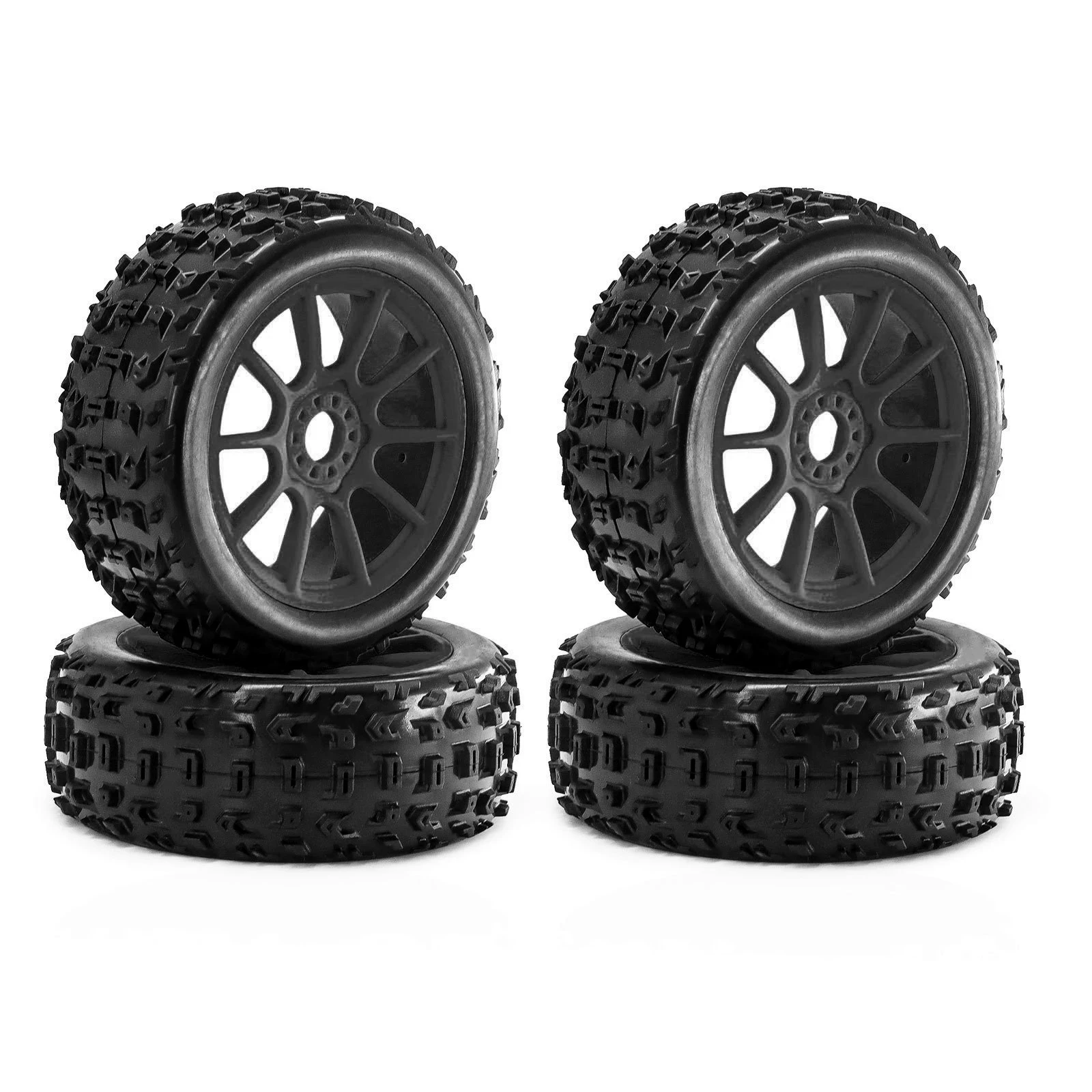 4pcs 118mm 1/8 RC Off-Road Buggy ยางล้อ 17mm Hex สําหรับ ARRMA Typhon Talion Traxxas Redcat ทีม Losi Kyosho HPI WR8 HSP RC รถ