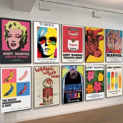 A-Andy W-Warhol Classic Vintage Posters HD Quality Wall Art Retro Posters for Home Room Wall Decor