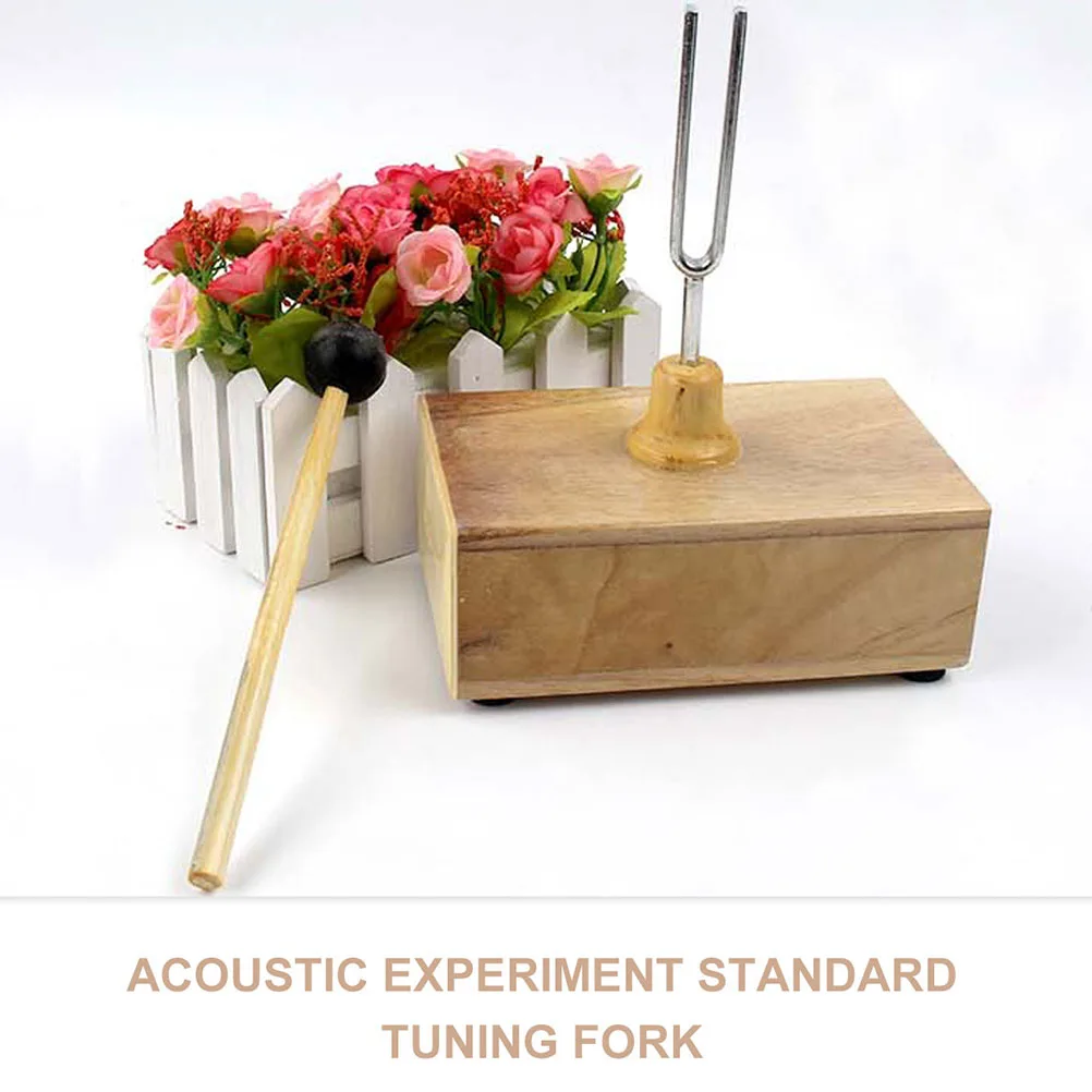 

1 Set 256Hz Tuning Fork For Physical Acoustic Experiment Durable Base Therapy Tool Experimental Instrument Vibration