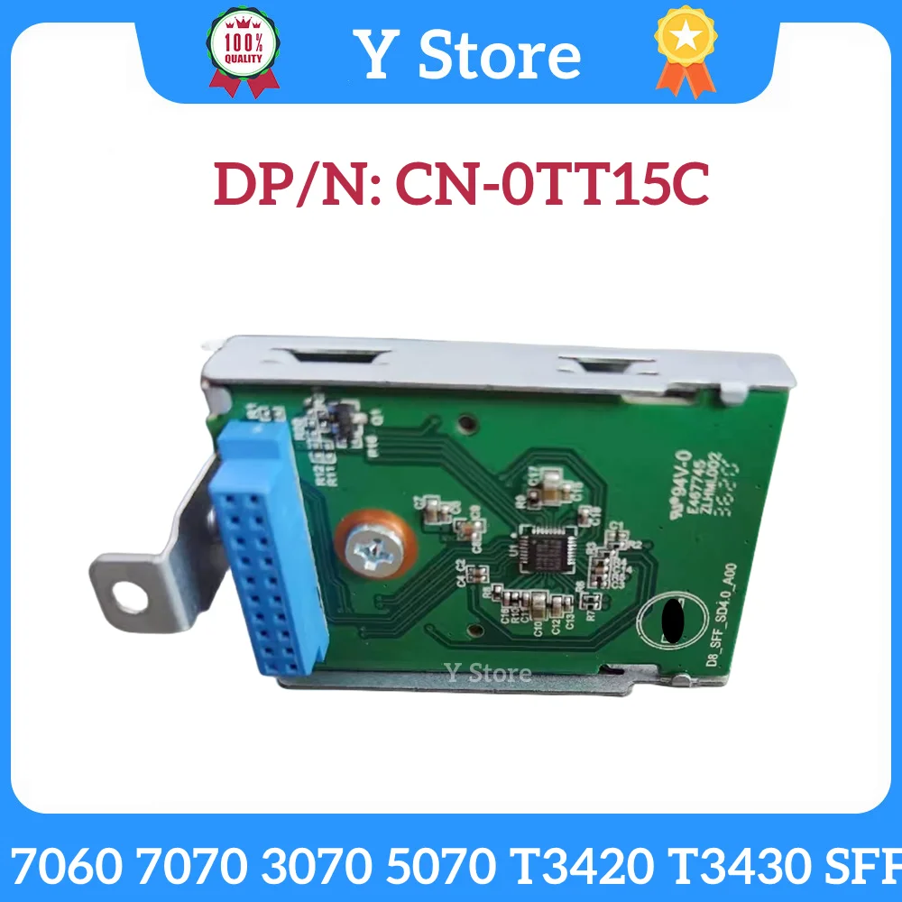 Y Store New Card Reader For DELL 7060 7070 3070 5070 T3420 T3430 SFF SD4.0 TT15C 0TT15C Optiplex 3070 3060 5060 or 7040 SFF