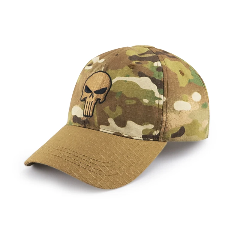 

2022 Military Outdoor Hit Color Mountaineering Hat Summer Sunshade Tactical Embroidered Baseball Cap For Men Women