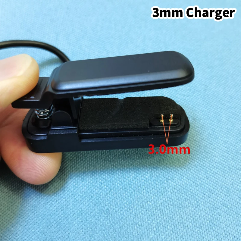 Smart bracelet/Watch 2Pin Charger Clip 4mm 3mm Universal Charging Dock Cable For Smart Bracelet Wristband