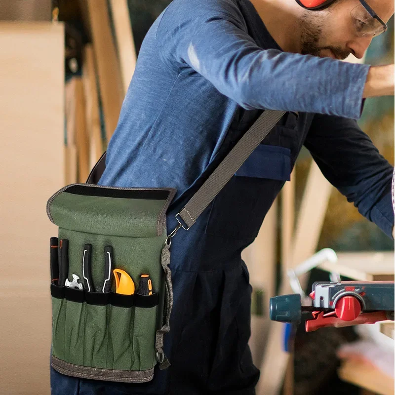 Car suspension storage bag, vehicle hardware tool bag Hardware tool storage bag Roll-type electrician's bag