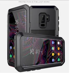 Heavy Duty Powerful Shockproof Waterproof Metal Metal Cover Cell Phone Case For Samsung S7 S8 S9 S10 S20 S21 S22 Plus Note 20