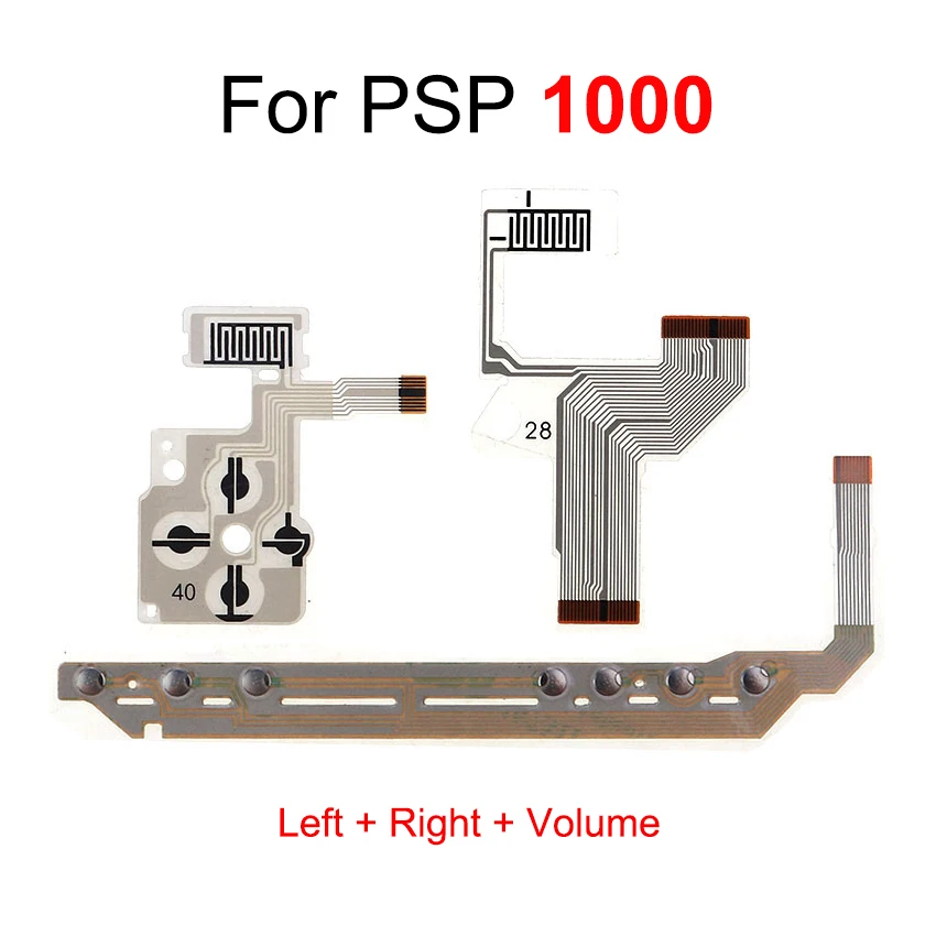 YuXi Ersatz für PSP 1000 2000 3000 links rechts Tasten Funktion Start Home Volumen PCB Tastatur L R Flex Kabel Reparatur Teile – Detail 1