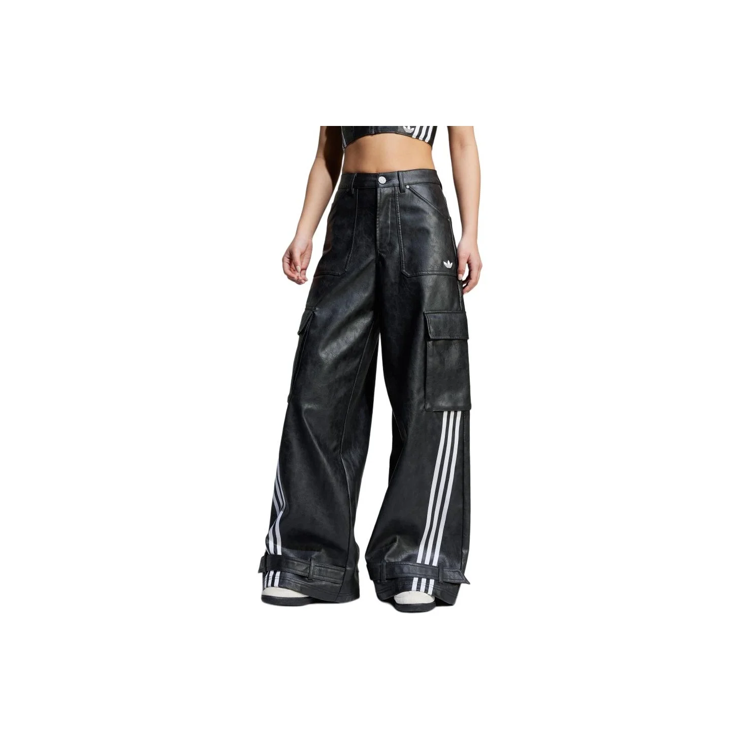 Pantalones Adidas Originals Adilenium Season 3 Vintage de piel sintética JX9226