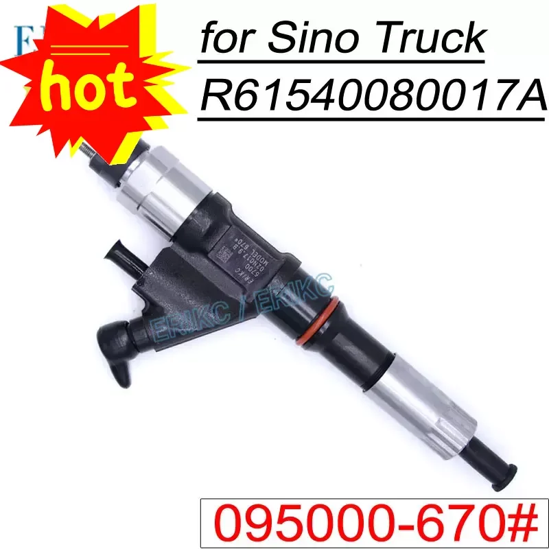 

095000-6700 095000-6701 Common Rail Diesel Injector 095000-6702 Fuel Injection Nozzle 095000-6703 for Sino Truck R61540080017A