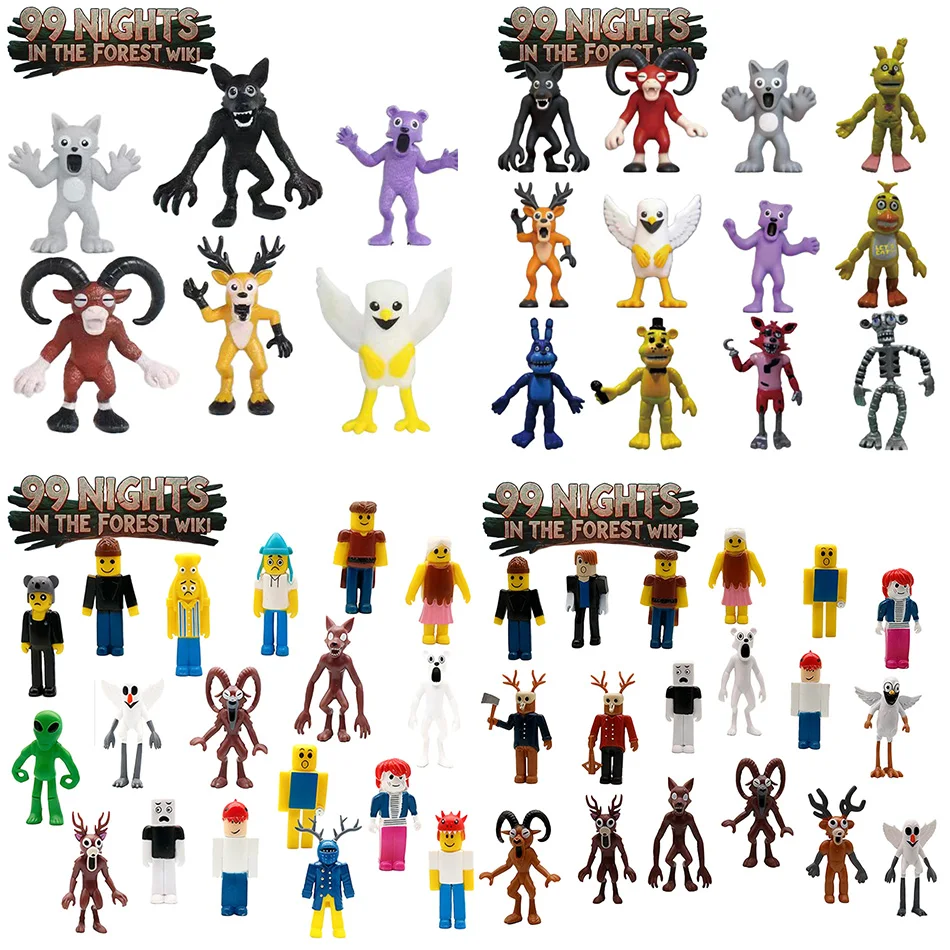 novo-jogo-de-figuras-99-noites-na-floresta-6-12-18-pecas-modelo-decorativo-brinquedo-para-criancas-presentes-de-aniversario