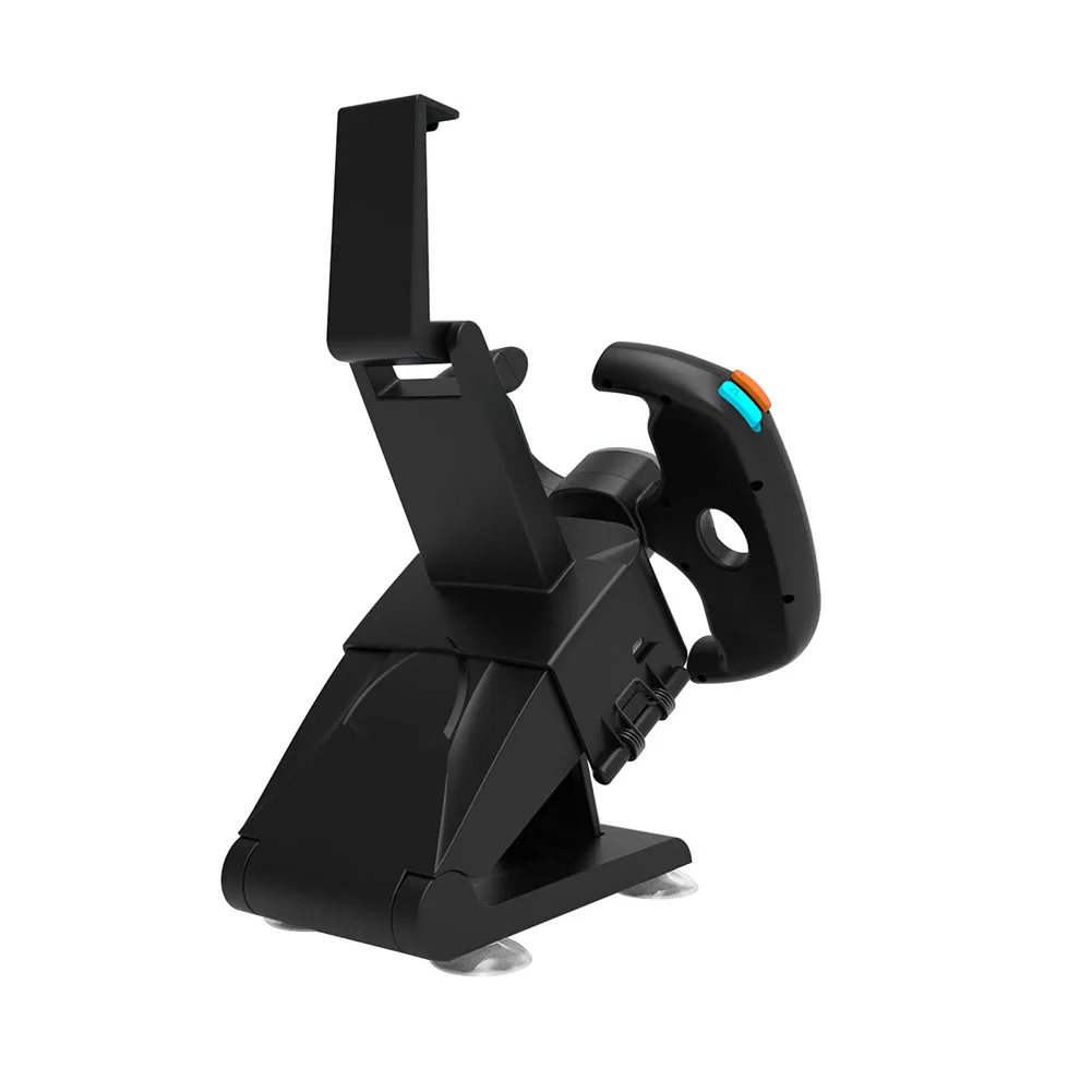 For Nintendo Switch 2 Compatible Steering Wheel Stand For Racing Titles With Dual Controller Support And Console Bracket