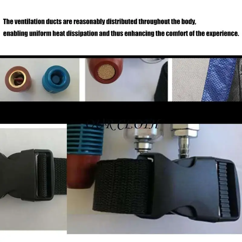 الهواء المضغوط مضغوط سترة دوامة أنبوب مكيف الهواء وزير الخصر