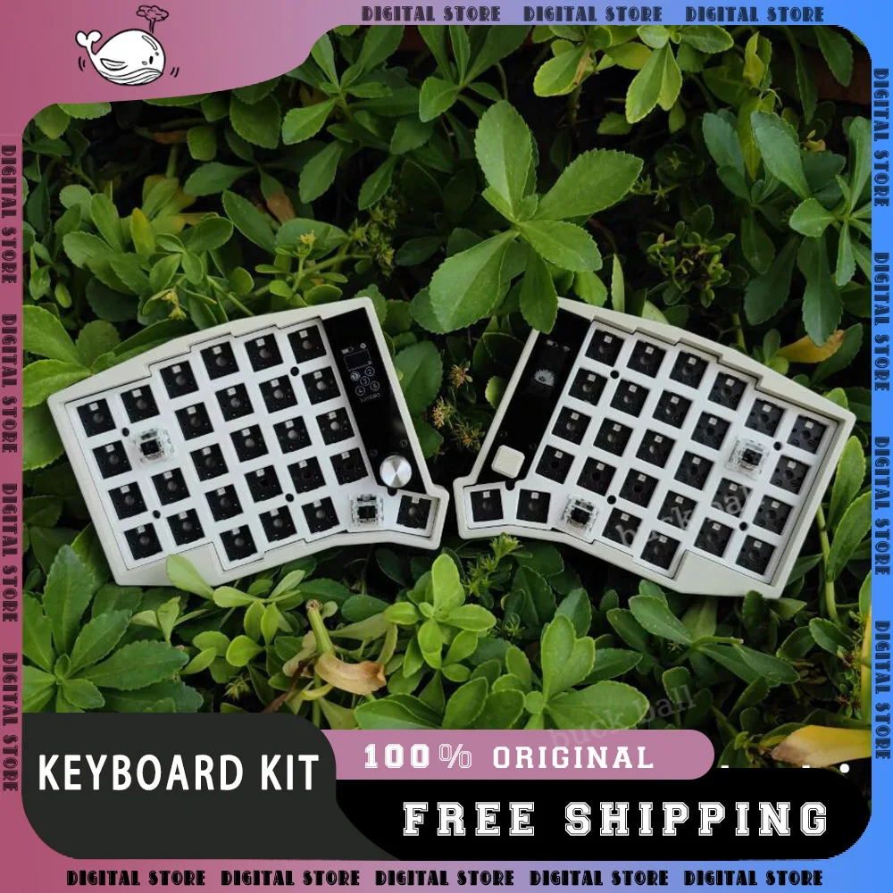 Sofle Keyboard Kit Bluetooth Dual Mode Zmk Split Corn Scheme Custom Hot Swap View Directional Rocker Knob Screen Keyboard Gift