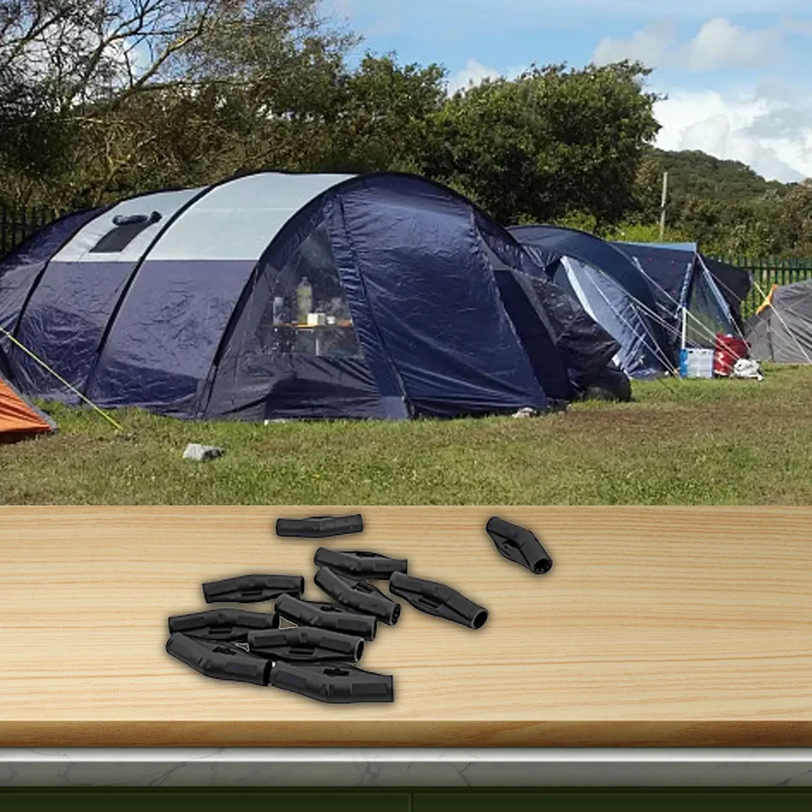 

19mm To 11mm Tent Repair Accessories 155 Bend Tent Restoration Easy To Use Practical Tent Accessories Lightweight