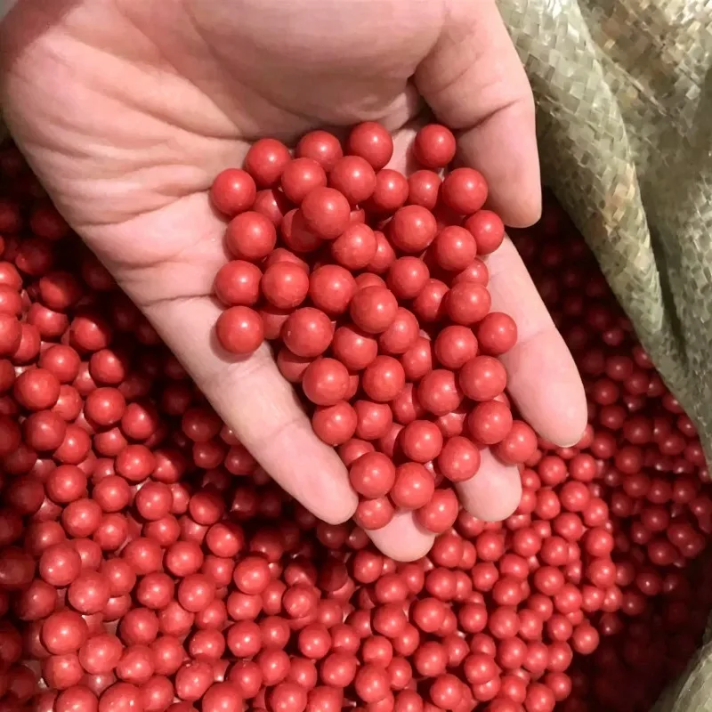 

High Quality 7mm Soft Rubber Balls 500 Count, Moderate Hardness Flexible Solid Balls,Kids Play Toys for Multiple Outdoor Game