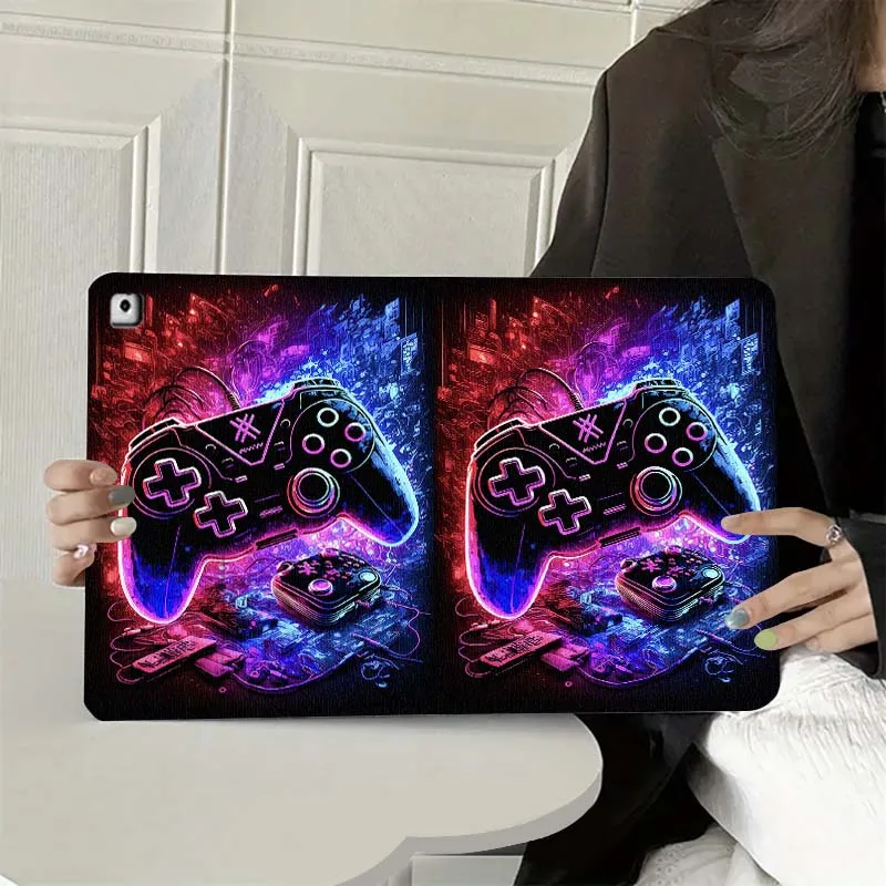 

Game controller pattern Tablet Case For iPad Pro Air 5th 6th 7th 13 M3 M4 M5 12.9 13.3 inch 2018 2022 2024 2025
