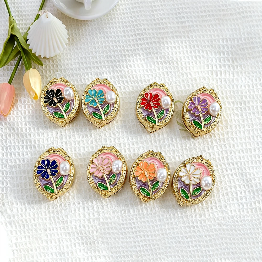 

Cordial Design 21*28MM 30Pcs Hand Made/Fancy Beads/DIY Beads/Paint Effect/Flower Shape/Jewelry Findings & Components #19475