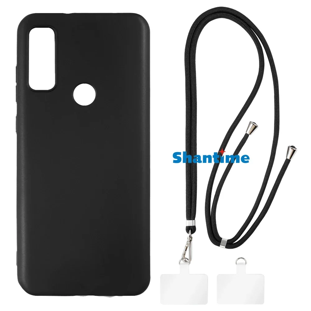 Suitable for AT&T Maestro 3 U626AA Case + Ajustable Neck/Crossbody Lanyards and Spacers, Silicone TPU Cover with Soft