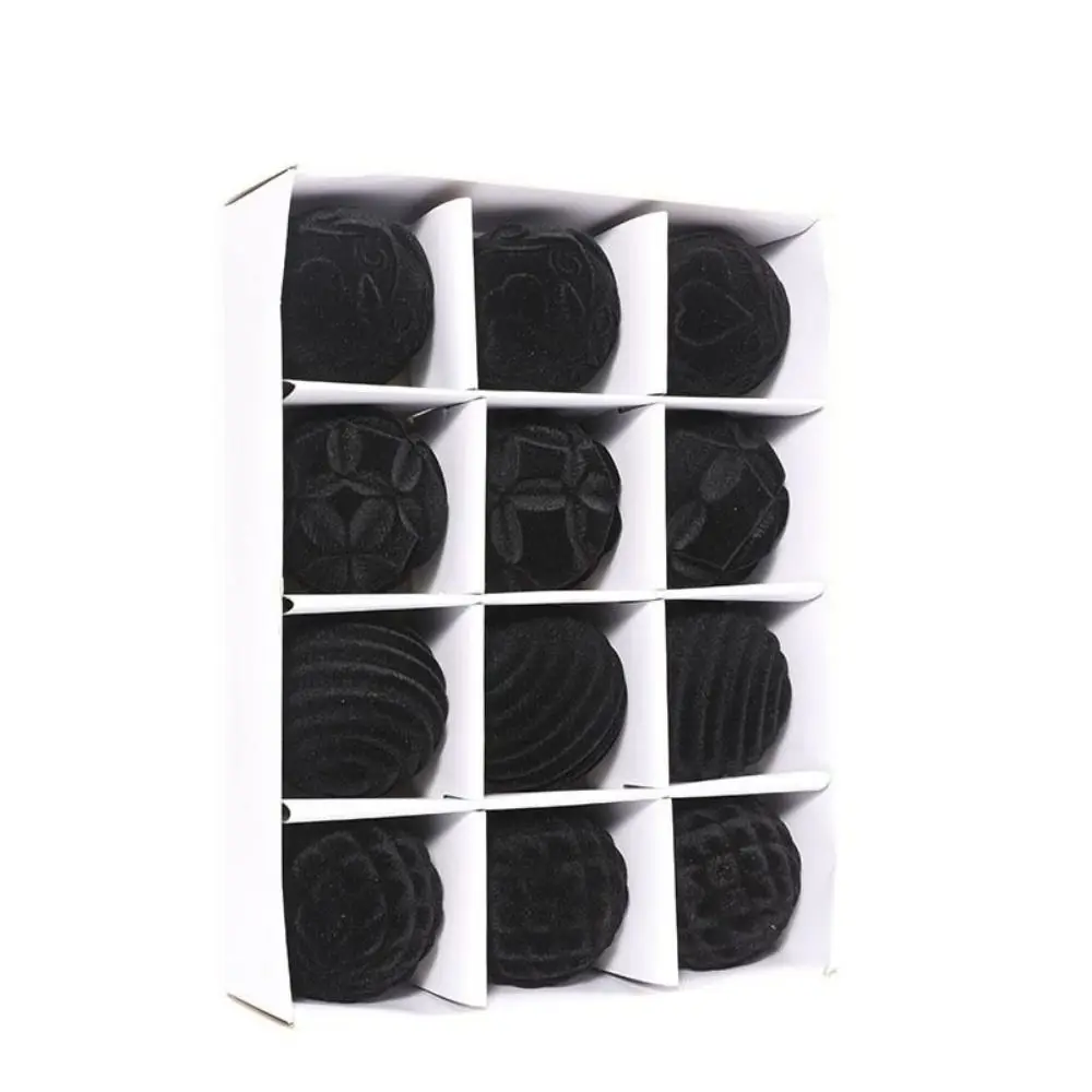 

12pcs 6cm Flocked Christmas Tree Ball Plastic Colorful Christmas Tree Pendant Decorative Hanging Christmas Tree Decorations