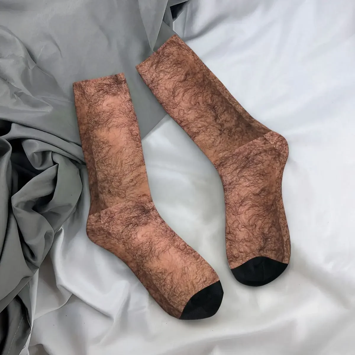 Calcetines peludos Harajuku de alta calidad, medias largas para todas las estaciones, accesorios para regalo de cumpleaños Unisex