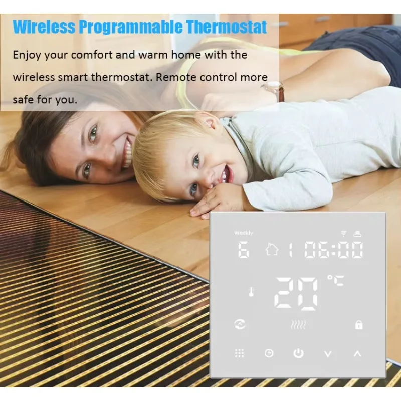Underfloor Heating Thermostat 3A/16A Home Heating System Programmable Radiant Floor Heating System New Arrival for Smart Life