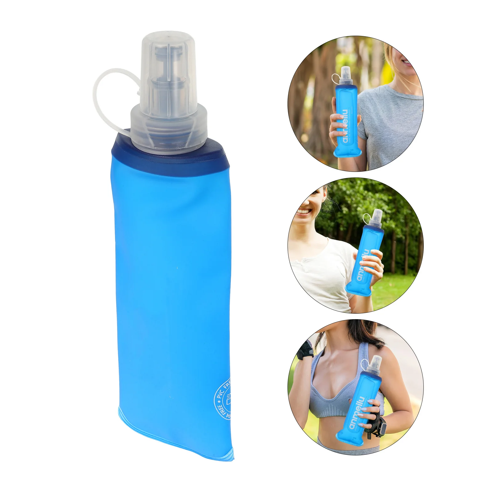

250ml Soft Water Bag Folding Kettle Portable Beverage Carrier Easy Clean Use Perfect Picnics Beach Bbq Concerts Cycling Hiking