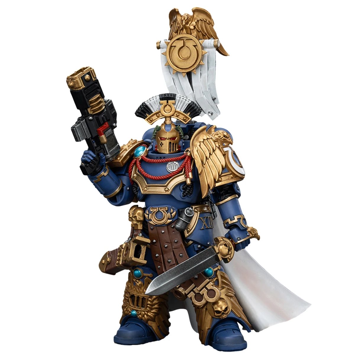 

HiPlay JOYTOY Warhammer Ultramarines Legion Praetor with Power Sword and Volkite Serpenta Action Figure