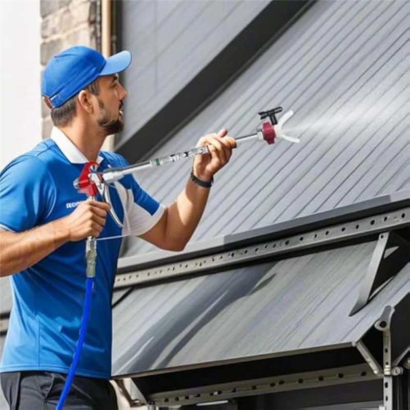 

2025 Trend Airless Sprayer Paint Tips Reversible Sprayer Tip Nozzles Airless Extension Pole With Nozzle Guards & Sprayer Filters