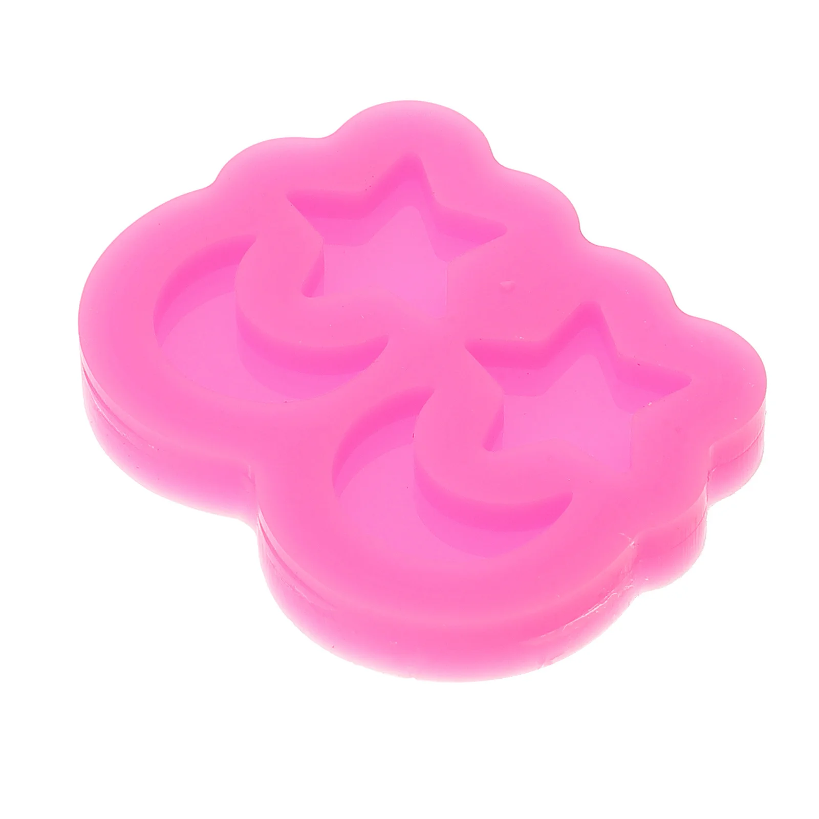 القمر ستار قالب من السيليكون DIY صنع المجوهرات القرط الراتنج الحرفية المفاتيح بوليمر كلاي قلادة قالب الايبوكسي للمجوهرات الأقراط #3