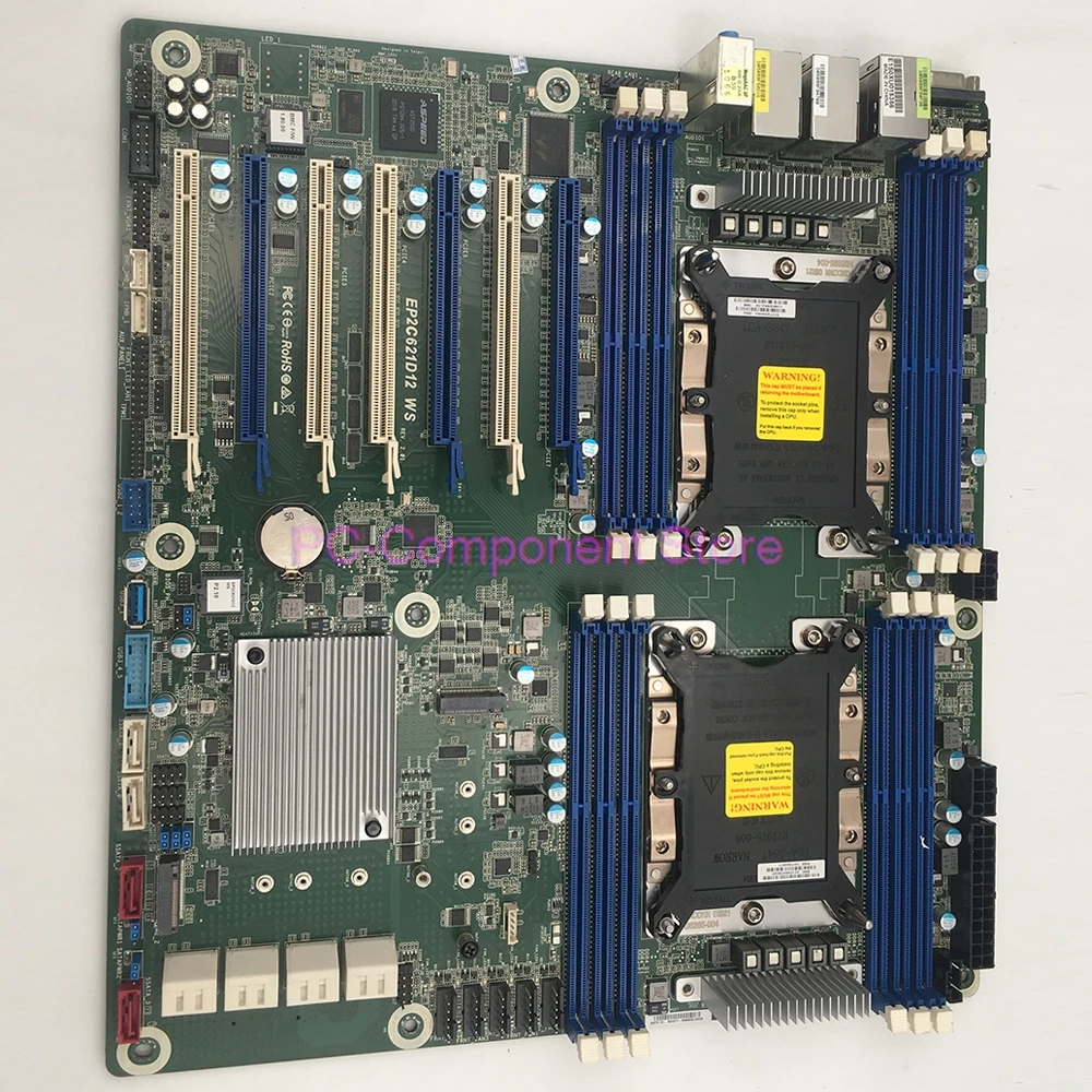 EP2C621D12 WS For ASRock Motherboard Dual Socket LGA-3647 DDR4 SATA3.0 PCIe3.0