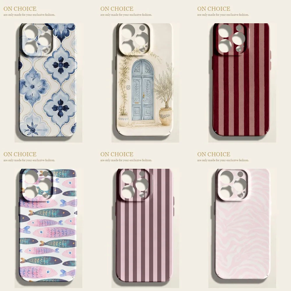 HOT Glossy Film Hard Phone Case for Samsung Galaxy A37 A57 A17 A07 A56 A26 A36 A55 A35 A15 A54 A14 4G 5G Wine Ribbon