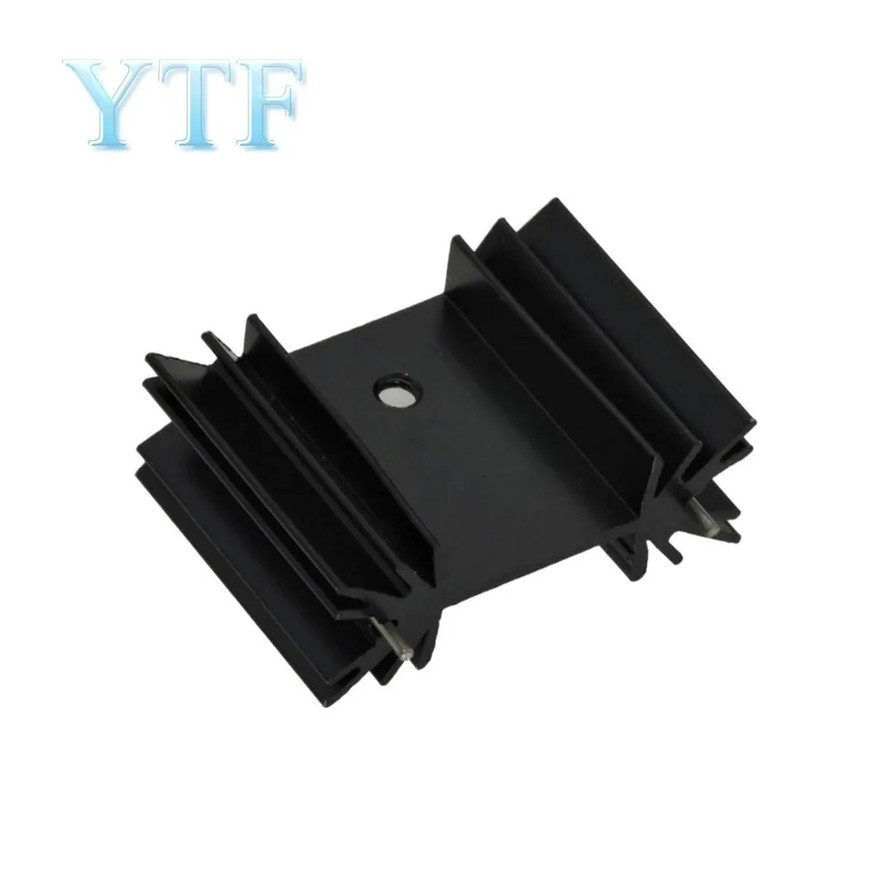 5PCS MOS Transistor Tube Heatsink Radiator Cooler Radiator 25×34×12MM Heat Sink FINS IC