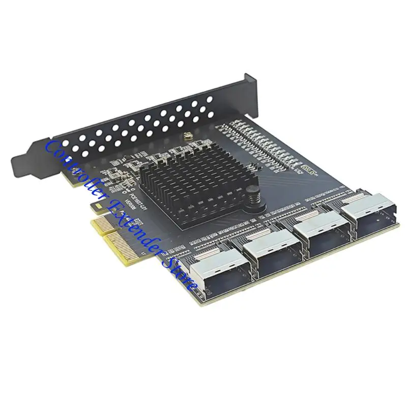 N84B 4ポートPCIEXPRESS USB3.0ハブアダプター高速5Gbpsデータ転送