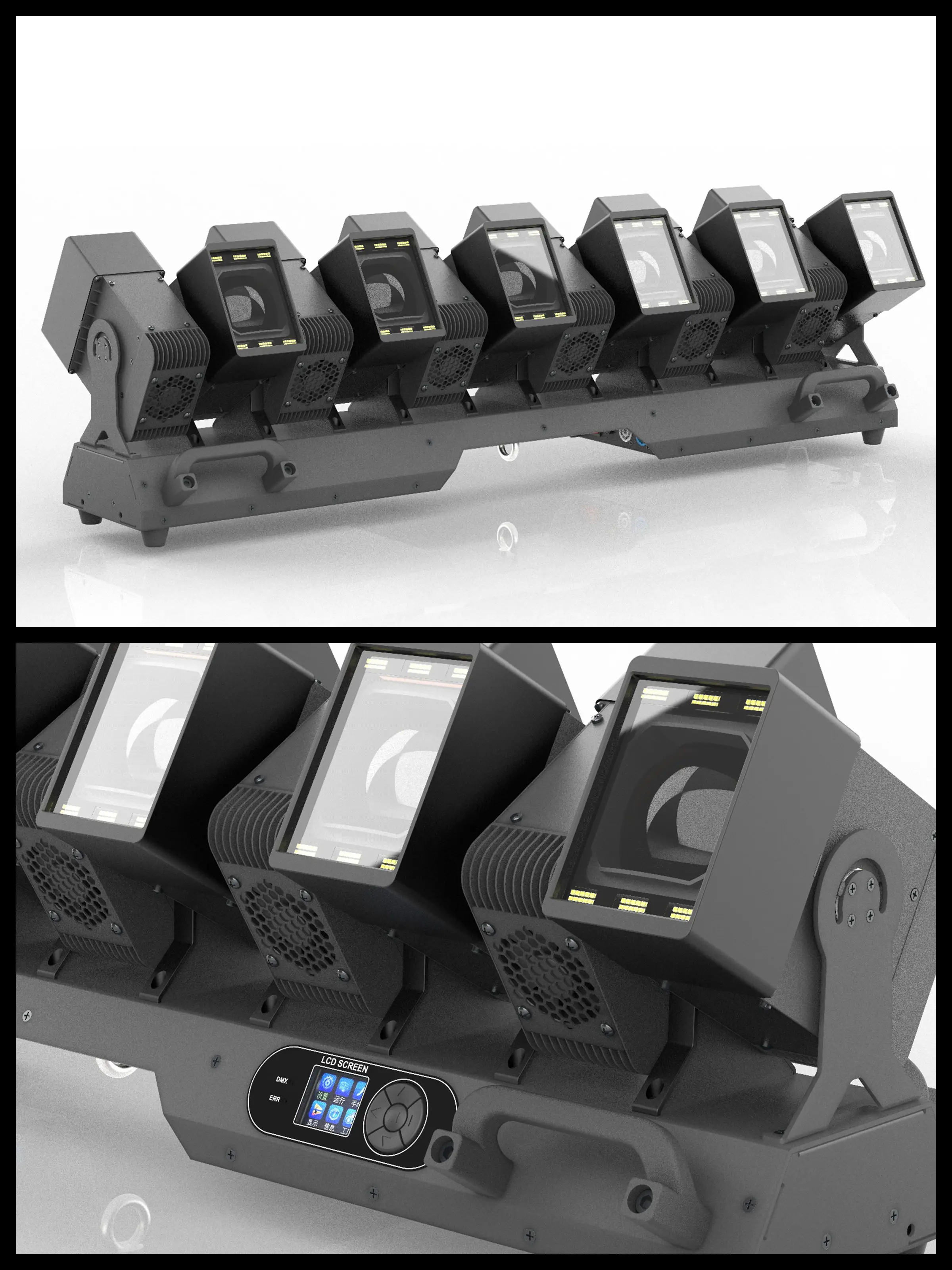 YUER 12x60W LED Moving Head Light Beam Wash Pixel Control DMX512 RDM Strobe Dimming for Stage Club DJ Bar Concert Show