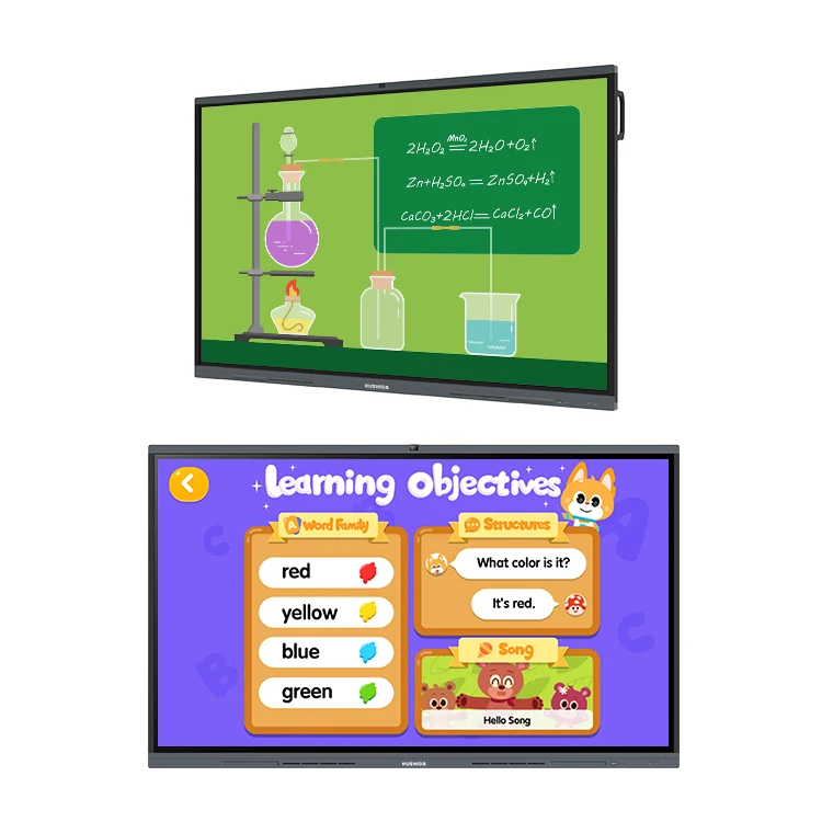 HUSHIDA 75 Inch Interactive Whiteboard All In One Machine Teaching Whiteboard Interactive Panel Screen