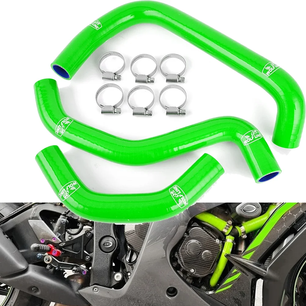 

ZX10R ZX10RR Silicone Radiator Hose Kit For Kawasaki ZX-10R ZX-10RR ZX 10RR 10R 2021 2022 2023 2024 2025