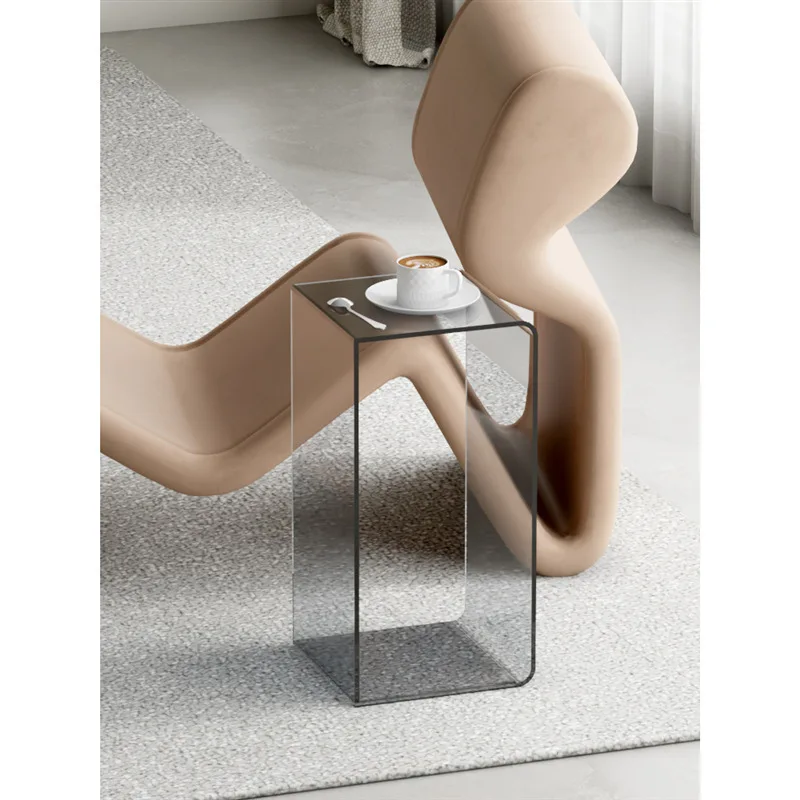 modern design beam acrylic accent table acrylic furniture side table accent table acrylic base